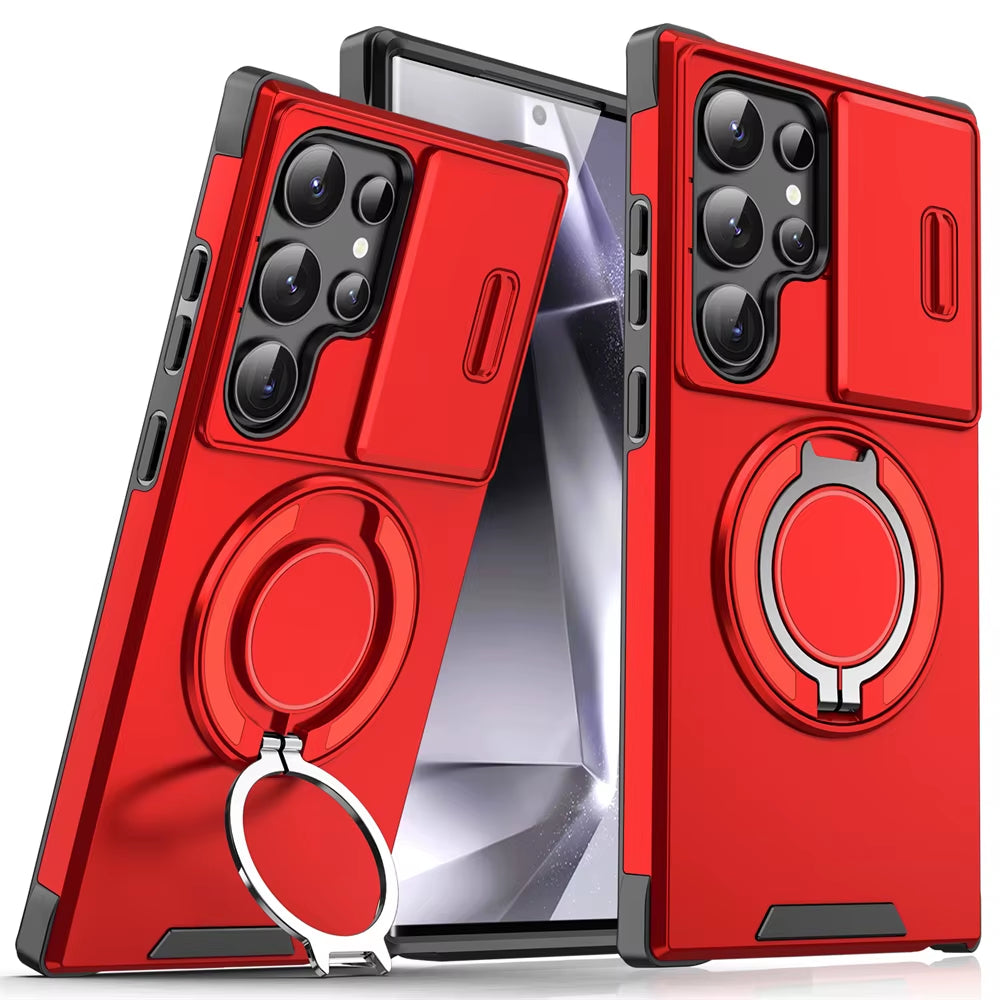 Samsung Galaxy Case with Sliding Camera Protection & Magnetic Stand – S26, S25, S24, S23 & More