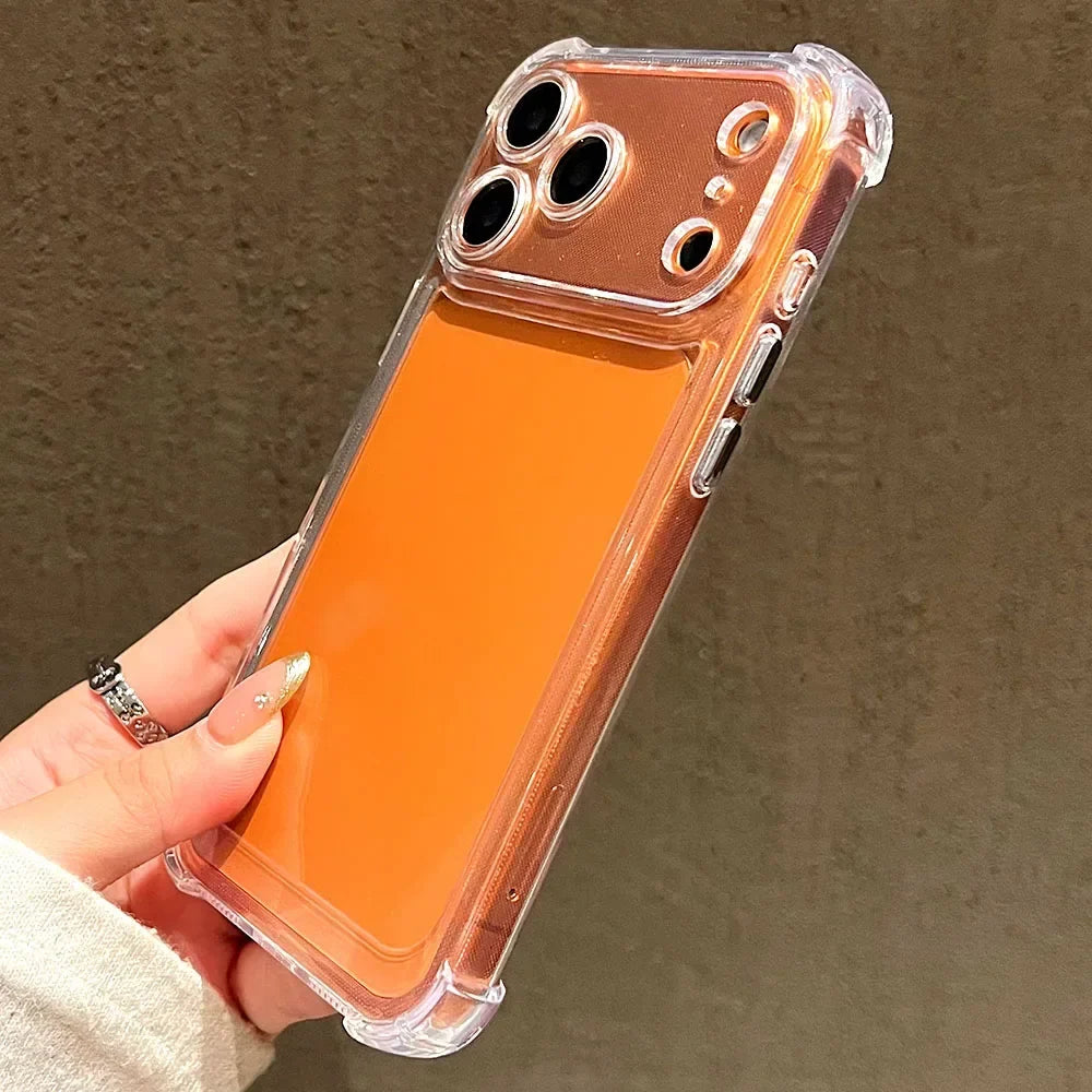 Clear Acrylic iPhone Case – Shockproof Bumper Cover for iPhone 17, 16, 15, 14, 13, 12 & 11 Pro Max