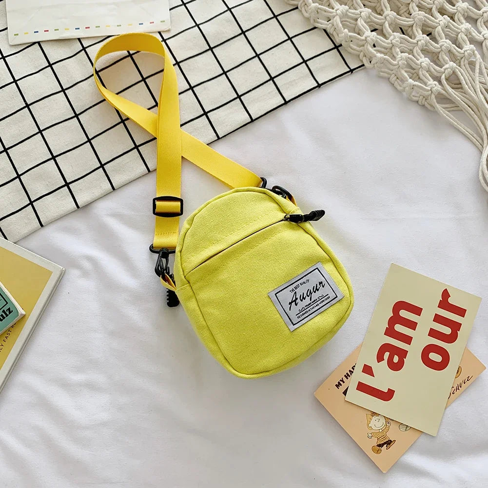 Fashion Women Canvas Patchwork Crossbody Shoulder Messenger Bag Casual Ladies Mini Handbags Purse Phone Bags Wallet Women'S Bag