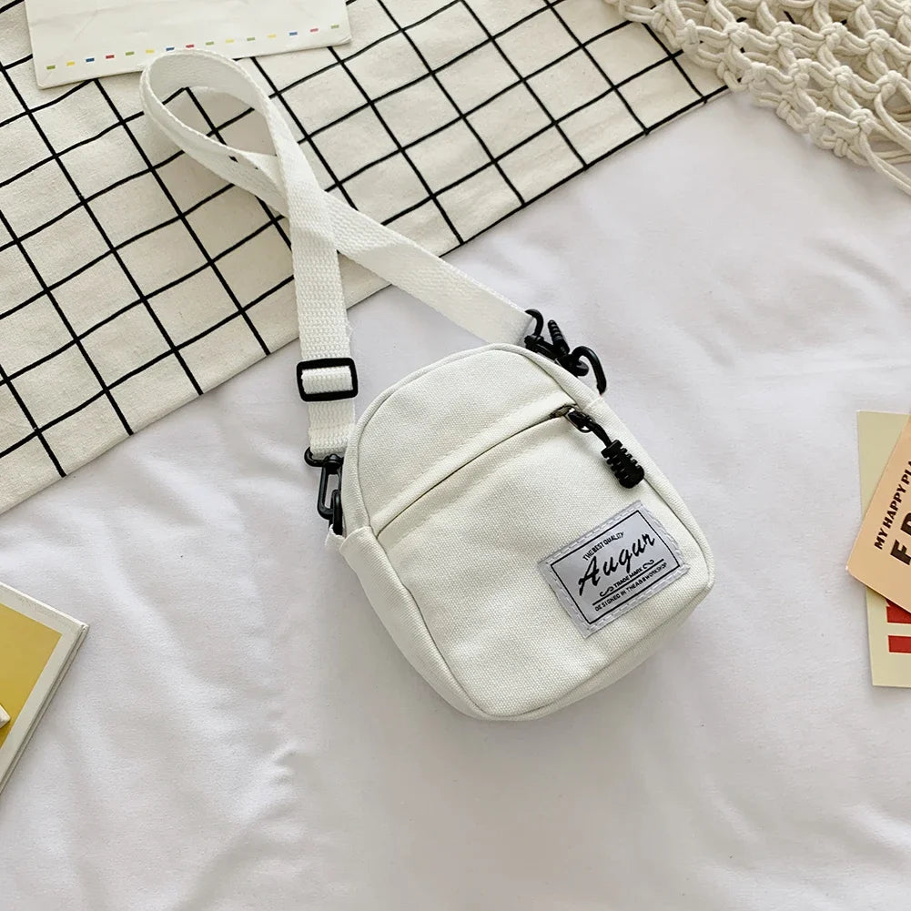 Fashion Women Canvas Patchwork Crossbody Shoulder Messenger Bag Casual Ladies Mini Handbags Purse Phone Bags Wallet Women'S Bag