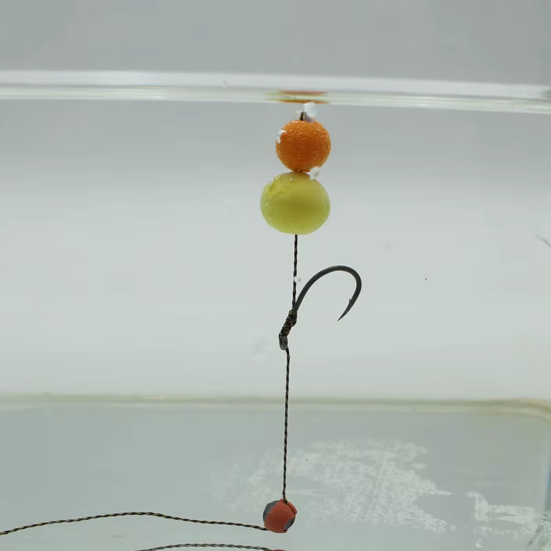 20PCS Top Class Carp Hook Kurv Shank Matte Black Coloured PTFE Carp Fishing Hook Barbed Coarse Fishing