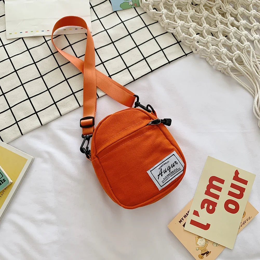Fashion Women Canvas Patchwork Crossbody Shoulder Messenger Bag Casual Ladies Mini Handbags Purse Phone Bags Wallet Women'S Bag