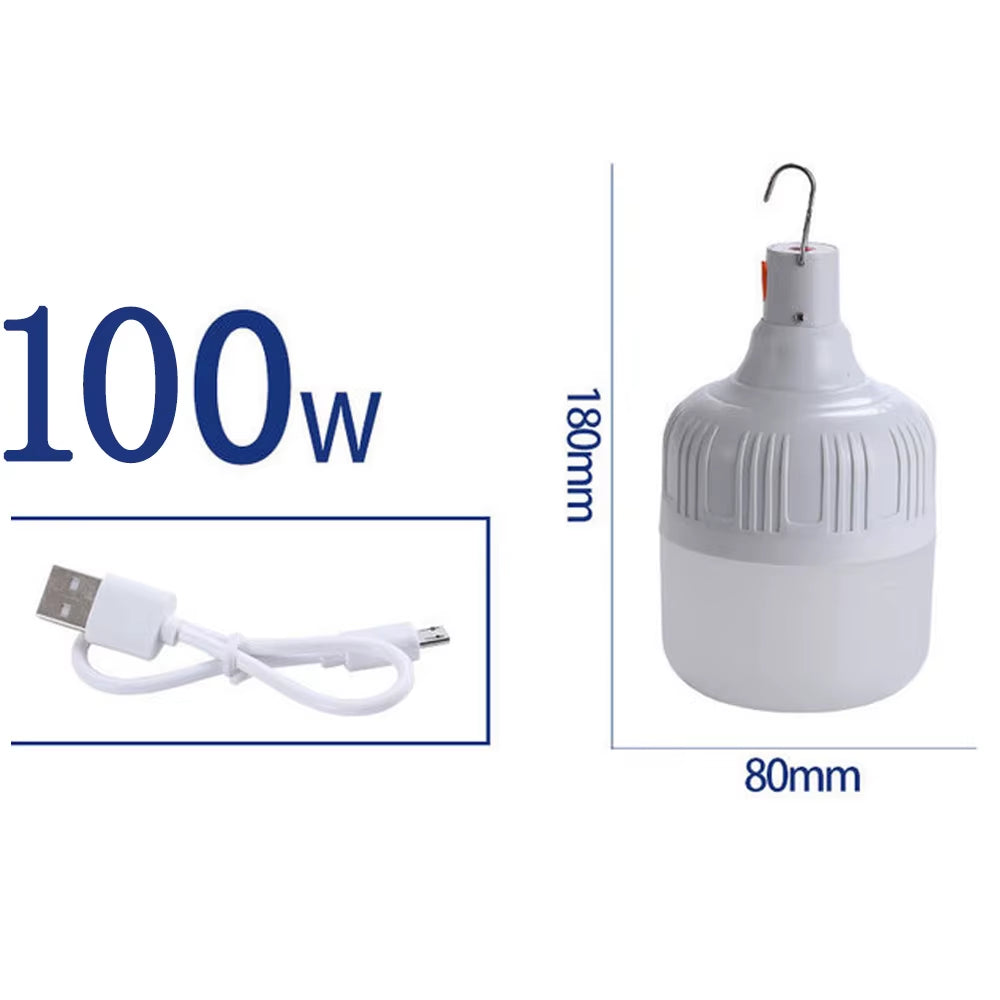 ZK30 Portable Camping Light Rechargeable Led Light Camping Lantern Emergency Bulb High Power Flashlight Camping Equipment Bulb