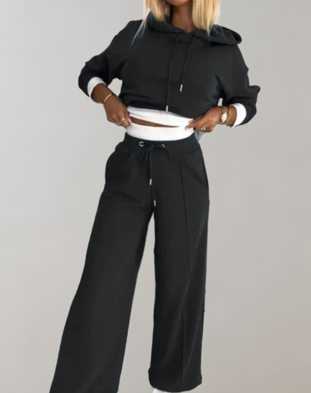 Women Alice | Casual Women'S Set with Hoodie and Sweatpants Streetwear | Amorci