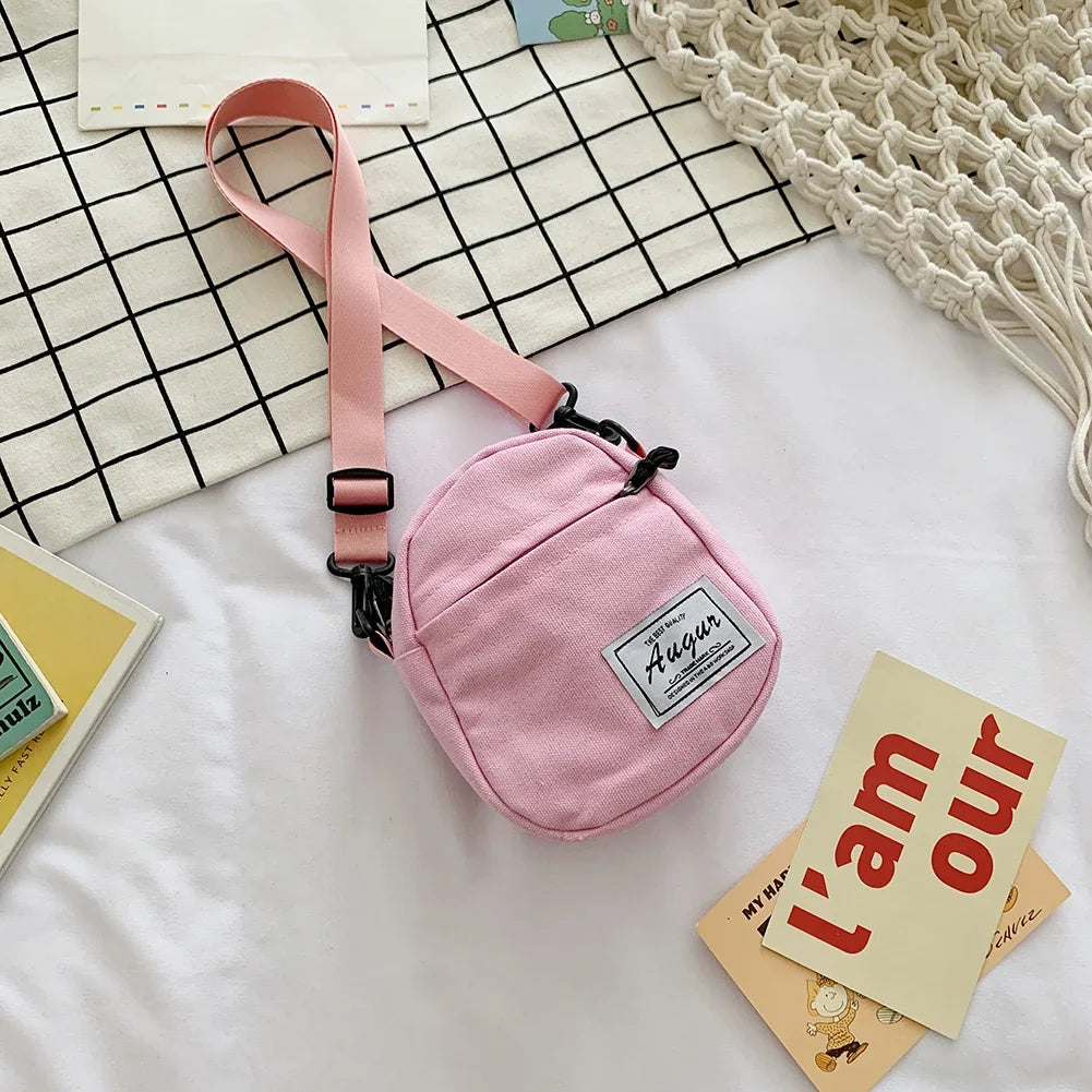 Fashion Women Canvas Patchwork Crossbody Shoulder Messenger Bag Casual Ladies Mini Handbags Purse Phone Bags Wallet Women'S Bag