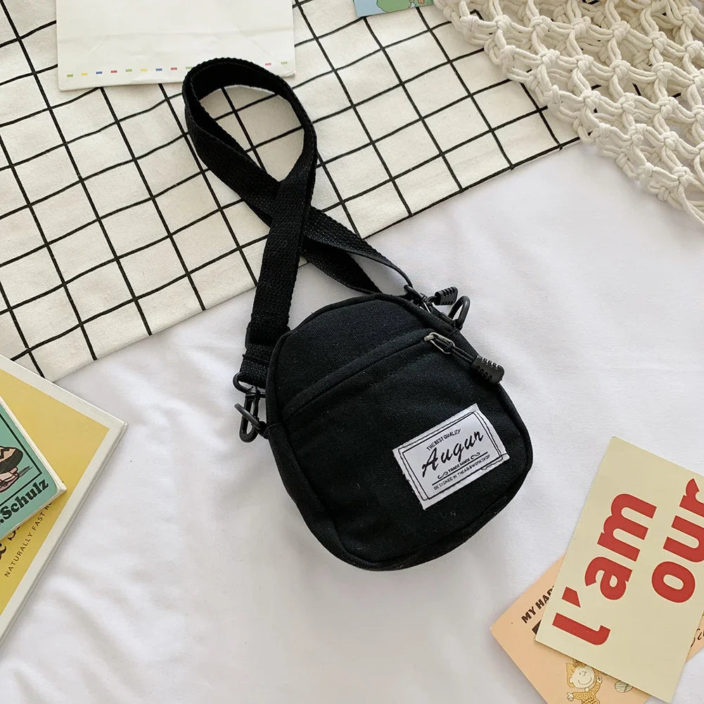 Fashion Women Canvas Patchwork Crossbody Shoulder Messenger Bag Casual Ladies Mini Handbags Purse Phone Bags Wallet Women'S Bag