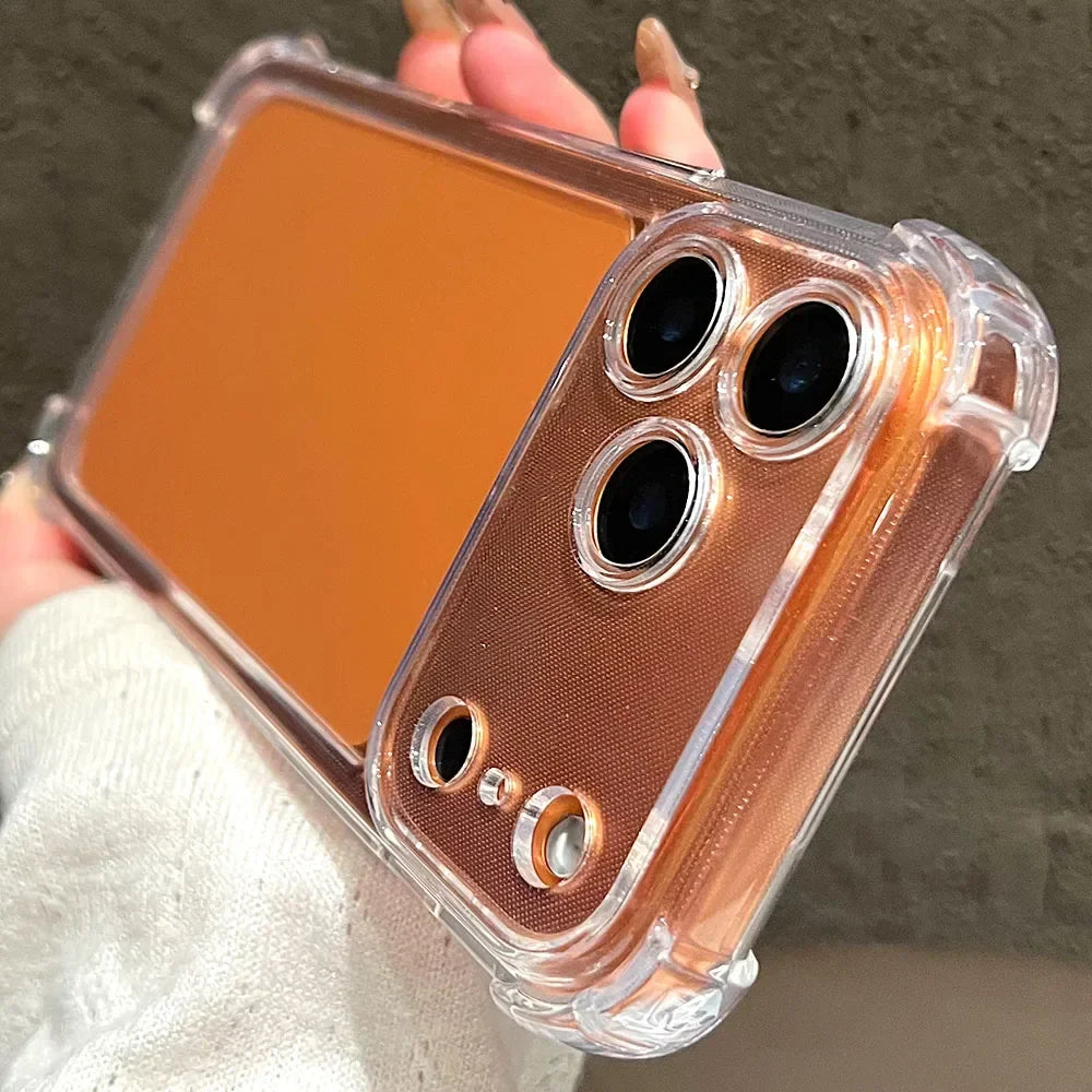 Clear Acrylic iPhone Case – Shockproof Bumper Cover for iPhone 17, 16, 15, 14, 13, 12 & 11 Pro Max